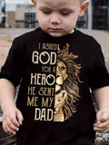 I ASKED GOD... He SENT ME MY DADPrint Boys 100%Cotton T-Shirt